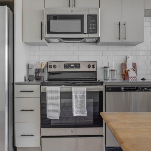 kitchen with dining area