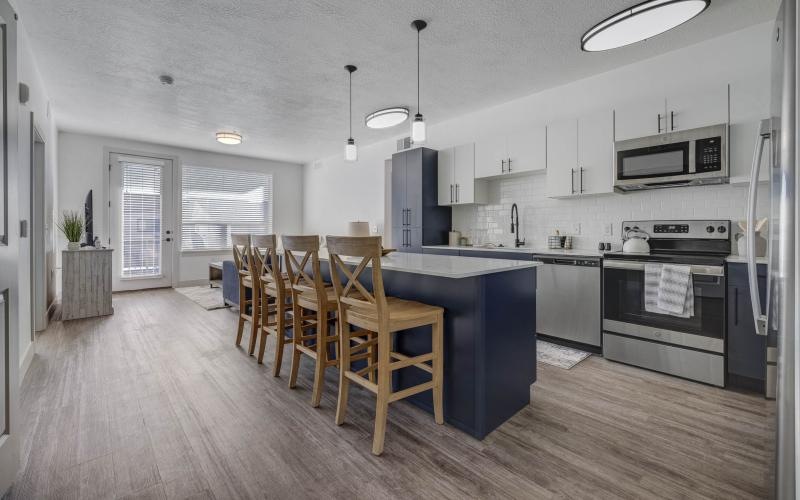 spacious apartment layout